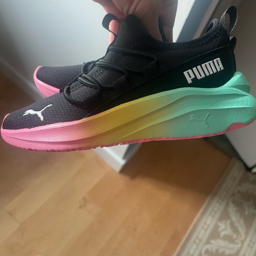 Puma One4All Fade black/fast pink/mint - Picture 3 of 7